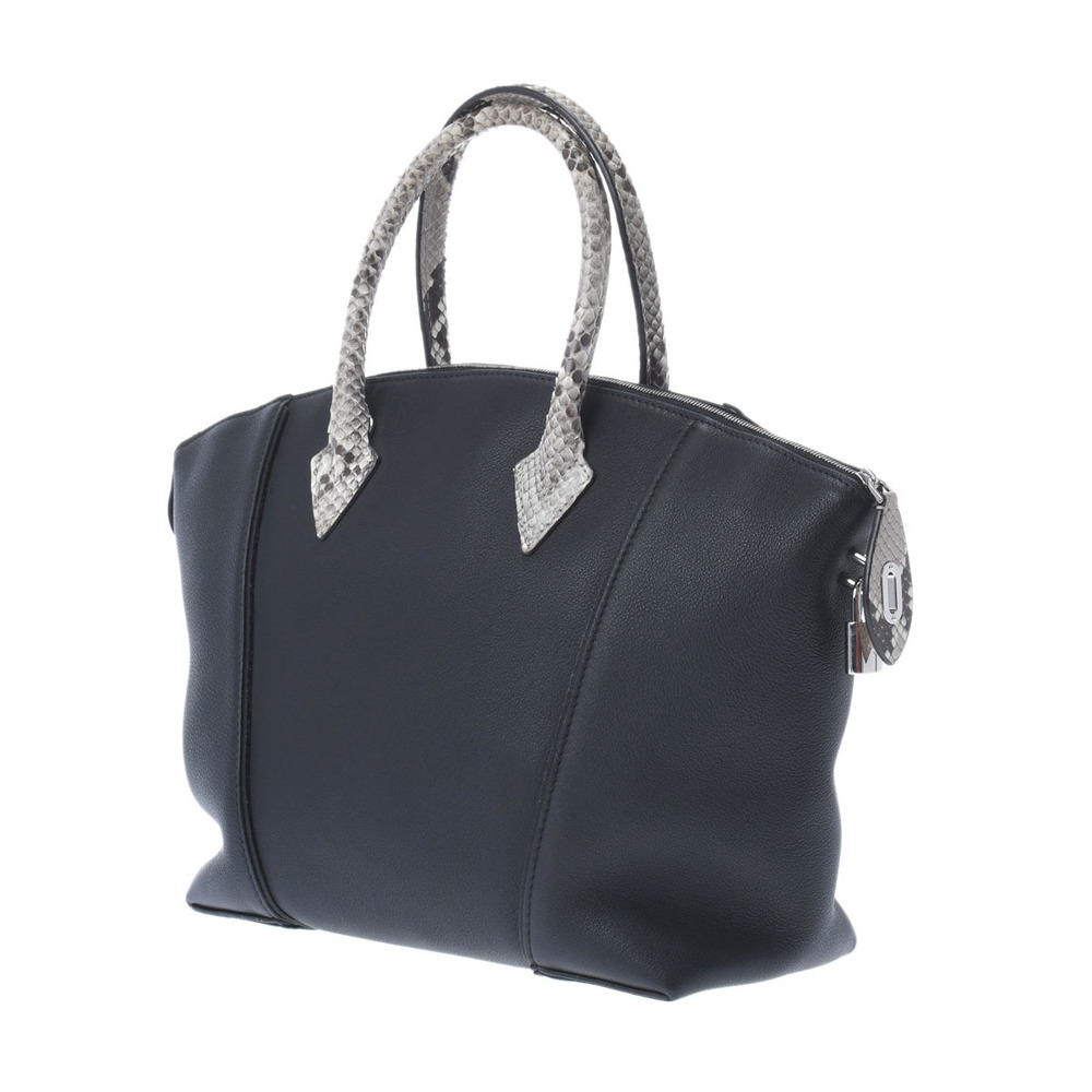Louis Vuitton Pm Python Handbag Lockit Black - image 1